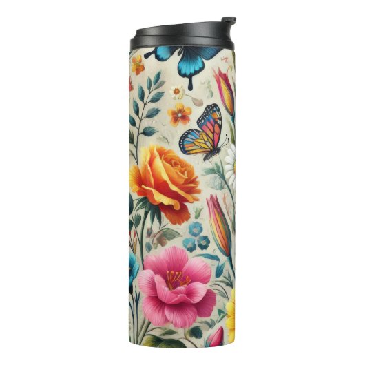 Eine Symphonie der Blooms Thermosbecher (Nach links gedreht)