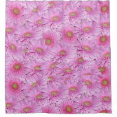 Eine Symphonie der rosa Gerberas, Duschvorhang (Vorderseite)
