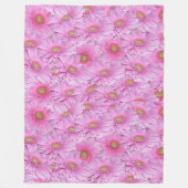 Eine Symphonie der rosa Gerberas, Fleecedecke (Vorderseite)