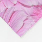 Eine Symphonie der rosa Gerberas, Fleecedecke (Ecke)