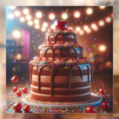 Eine Symphonie der Süße Fensteraufkleber (Blatt 2)