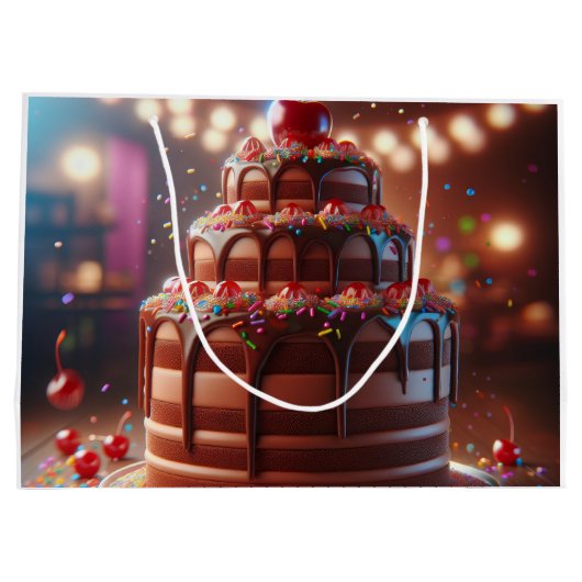 Eine Symphonie der Süße Große Geschenktüte (Rückseite)