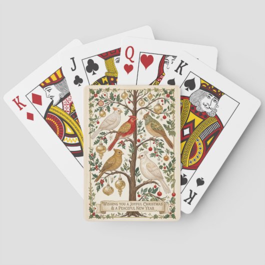 Eine Symphonie der Winterflügel Spielkarten (Rückseite)