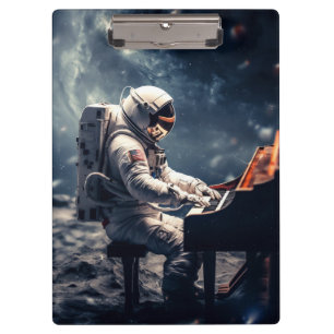 Eine Symphonie für die Sterne Astronautenpiano a Klemmbrett