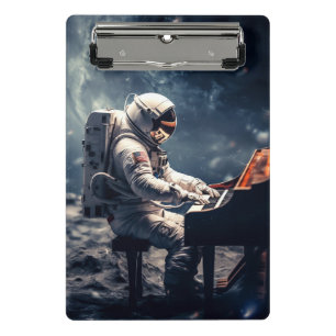 Eine Symphonie für die Sterne Astronautenpiano a Mini Klemmbrett