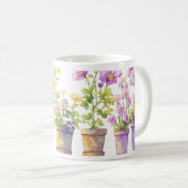 Eine Symphonie gepunkteter Blume Kaffeetasse (VorderseiteRechts)