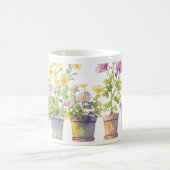 Eine Symphonie gepunkteter Blume Kaffeetasse (Mittel)