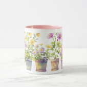 Eine Symphonie gepunkteter Blume Tasse (Zentrum)
