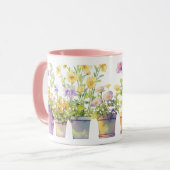Eine Symphonie gepunkteter Blume Tasse (Vorderseite Links)