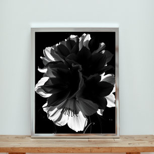 Eine Symphonie in monochromen Schatten und Licht Poster