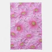 "Eine Symphonie rosa Gerberas" Geschirrtuch (Vertikal)