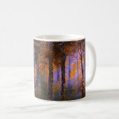 Eine Symphonie von Blätter - Waldlandschaft Kaffeetasse (VorderseiteRechts)