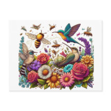 Eine Symphonie von Blume und Flug