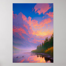 Eine Symphonie von Farben Poster