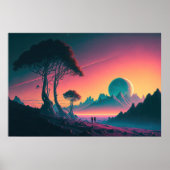 Eine Synthwave-Ode für die Romantik Poster (Vorne)