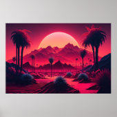 Eine Synthwave-Welt jenseits unserer eigenen Poster (Vorne)