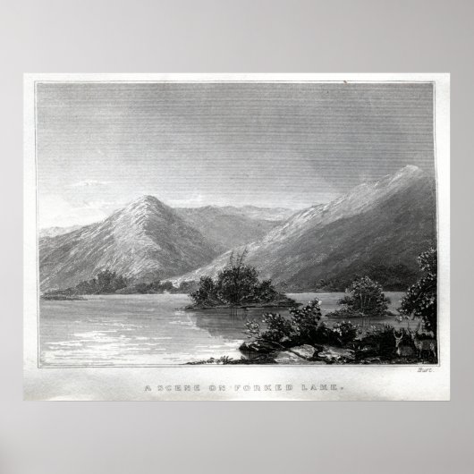 Eine Szene auf dem Gardasee Poster (Vorne)
