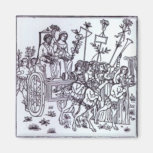 Eine Szene aus dem Decameron Magnet (Vorne)