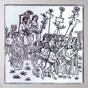 Eine Szene aus dem Decameron Poster