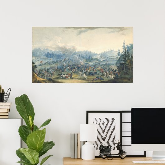 Eine Szene aus dem russisch-türkischen Krieg von 1 Poster (Heimbüro)