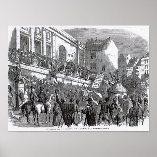Eine Szene der Wahlen in Kilkenny Poster (Vorne)