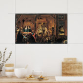 Eine Szene der Zauberei, 1633 Poster (Küche)