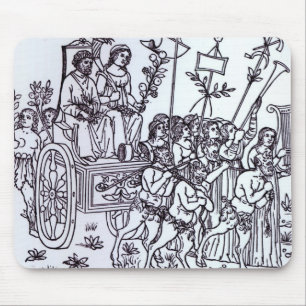 Eine Szene vom Decameron Mousepad