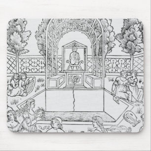 Eine Szene vom Decameron Mousepad