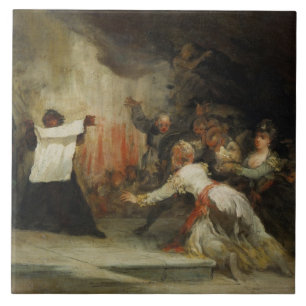 Eine Szene von Exorzismus (sehen Sie auch 59715) Fliese