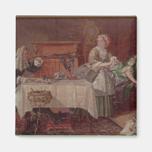 Eine Szene von 'Tartuffe' von Moliere, 1850 Magnet (Vorne)