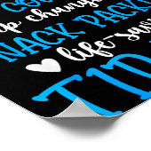 Eine T1d-Mutter Typ-Eins-Diabetes-Krieger-Mutter T Poster (Ecke)