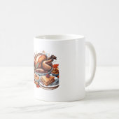 Eine Tabelle mit dem klassischen T - Shirt der Dan Kaffeetasse (VorderseiteRechts)