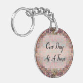eine Tagesauf einmal Schlüsselkette Schlüsselanhänger (Vorderseite links)