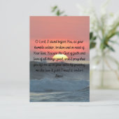 Eine tägliche, belebende, flache Grußkarte für das Karte (Stehend Vorderseite)