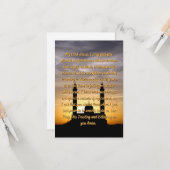 Eine tägliche Grußkarte für Familie und Freunde Karte (Vorderseite/Rückseite Beispiel)