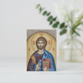 Eine tägliche orthodoxe Christliche Gebetskarte Platzkarte (Stehend Vorderseite)