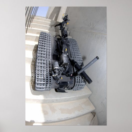 Eine Talon 3B Robotereinheit, die einen Flug des A Poster (Vorne)