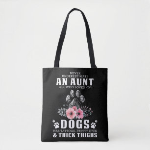 Eine Tante, die Hunde Lieben hat, wird nie untersc Tasche