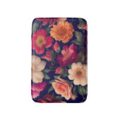 Eine Tapete mit Blumenmuster Badematte (Vorderseite Vertikal)