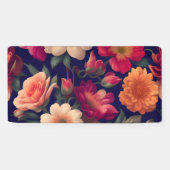 Eine Tapete mit Blumenmuster Banner (Horizontal)