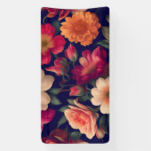 Eine Tapete mit Blumenmuster Banner (Vertikal)