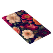 Eine Tapete mit Blumenmuster Magnet (Rechte Seite)