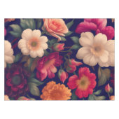 Eine Tapete mit Blumenmuster Tischdecke (Vorderseite (Horizontal))