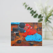 "Eine Tarahumara-Frau" Postkarte (Stehend Vorderseite)