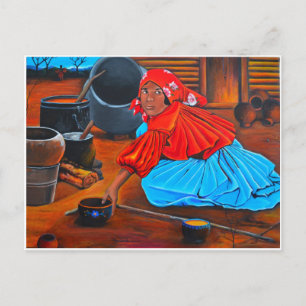 "Eine Tarahumara-Frau" Postkarte