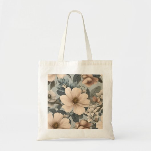 Eine Tasche mit floralen Drucken (Vorne)