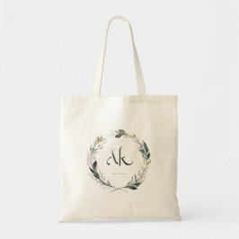 Eine Tasche mit schicker floraler Musterung