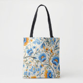 Eine Tasche mit schwarzen Griffen mit einem lebend (Vorderseite)