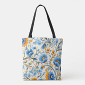 Eine Tasche mit schwarzen Griffen mit einem lebend (Rückseite)