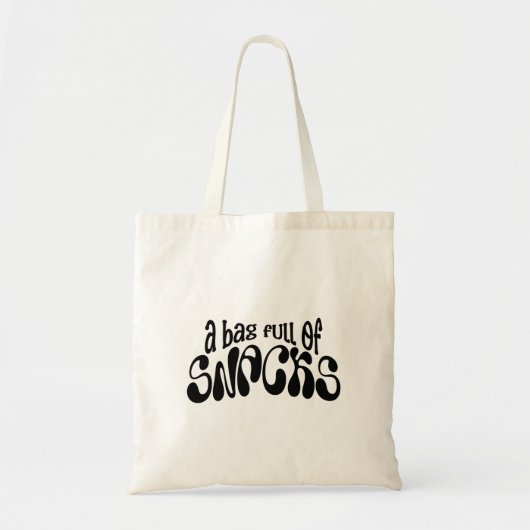 Eine Tasche voll Snacks Funny Cool Modern (Vorne)